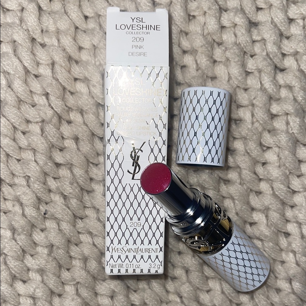 Yves Saint Laurent YSL Collector RARE Loveshine Lipstick - 209 PINK DESIRE - Picture 2 of 2